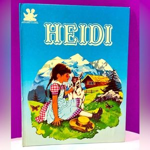 HEIDI STORY TIME VINTAGE 1983 HARDCOVER BOOK AN OLD FASHION STORY